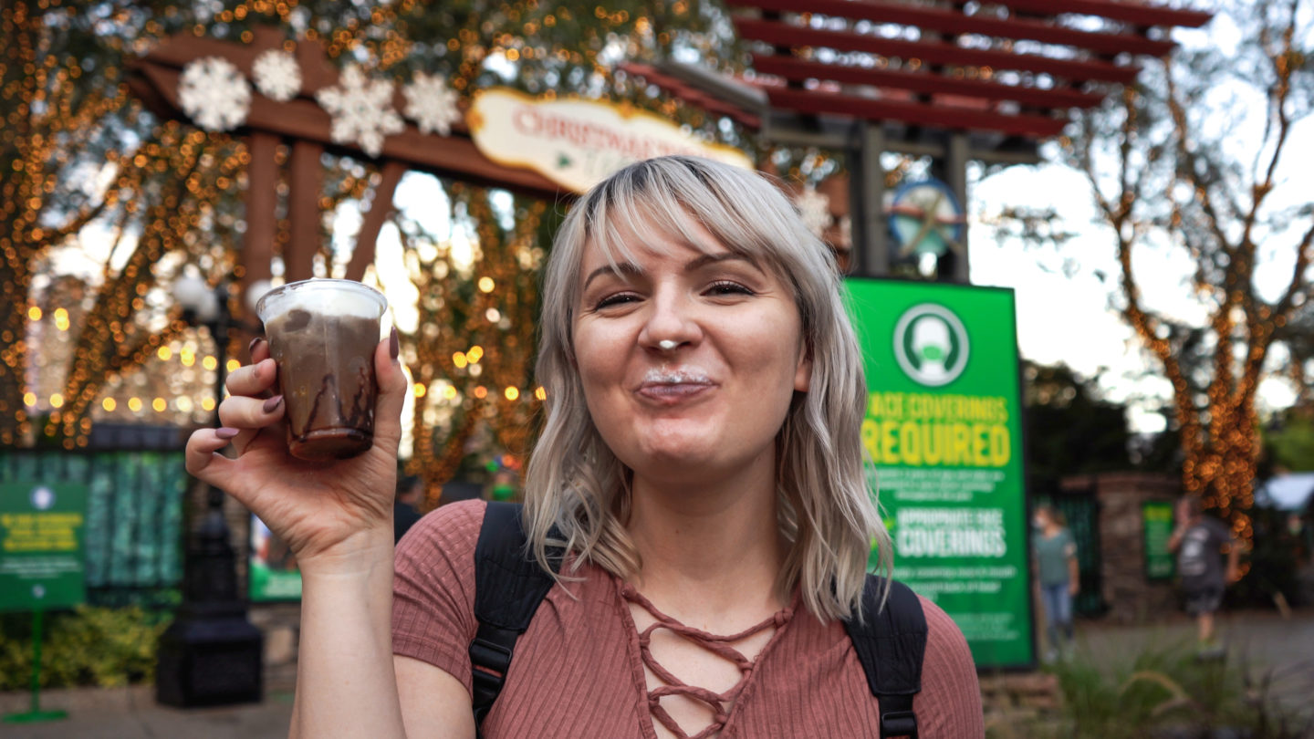 Frozen Skrewball Peanut Butter Whiskey S’mores at Busch Gardens