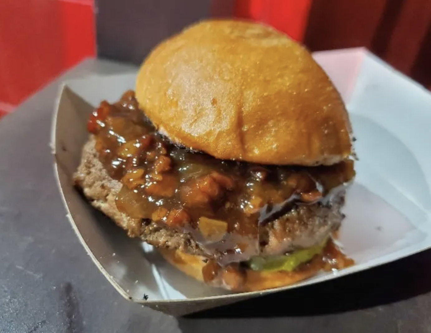 Busch Gardens Bison Beef Slider